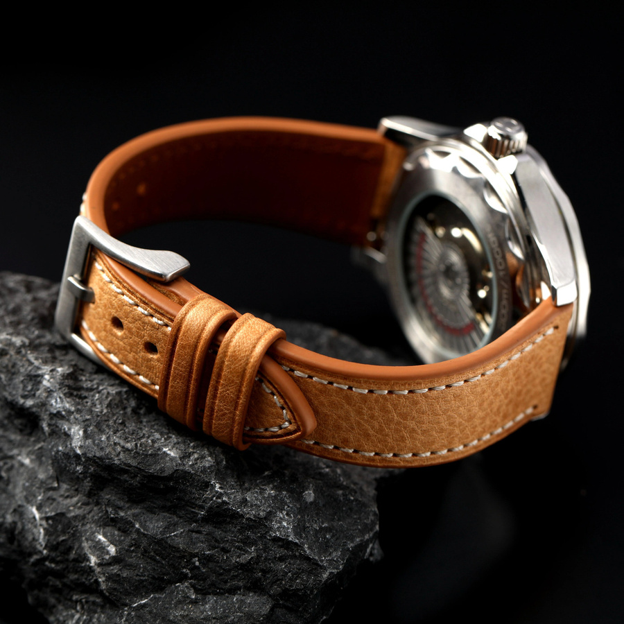 Raystray Uhrenarmband Leder, Vintage, Unisex - Bild 1