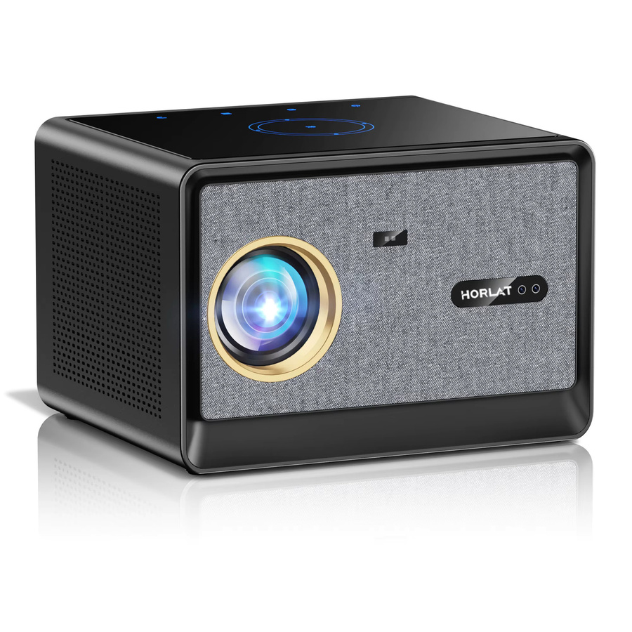 HORLAT 4K UHD Smart Beamer mit Google TV, 50000 Lumen, WiFi 6 und Sprachassistent, Schwarz - Bild 7