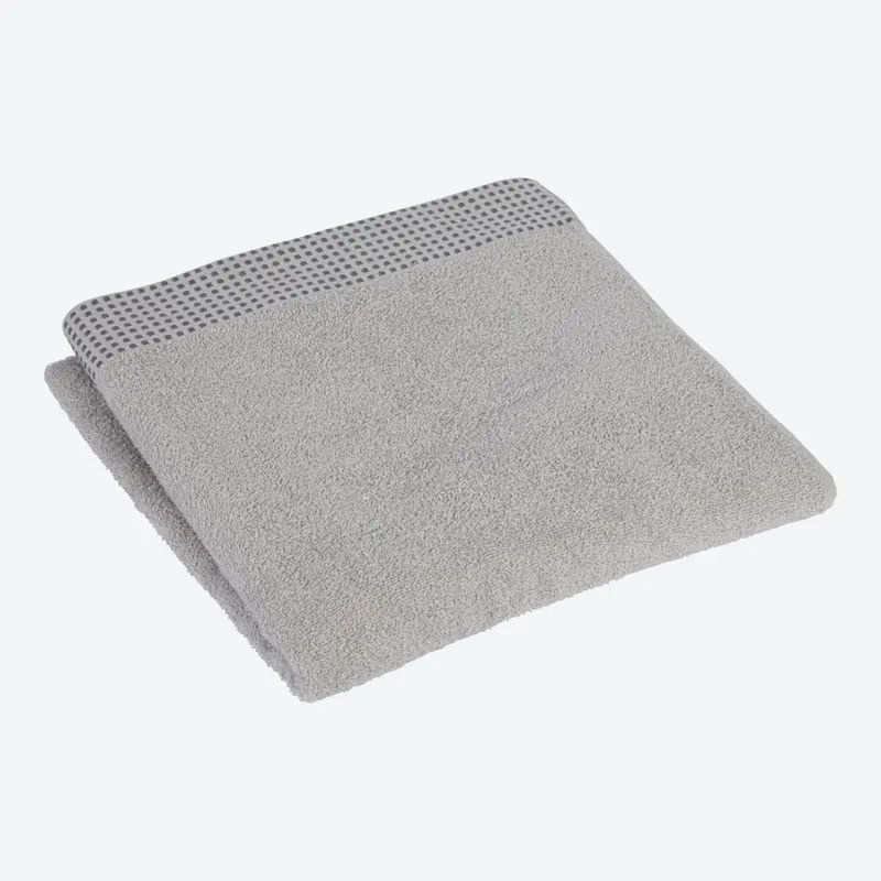 NKD Frottee-Duschtuch MODERN aus Baumwolle in Grau, B: 70 cm, L: 140 cm - Bild 2