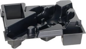 Bosch Werkzeugaufbewahrungs-Einlage passend für GEX 125/150 AC, Schwarz - Bild 1