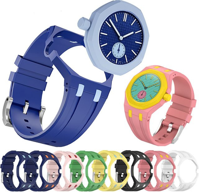 Swatch Uhrenarmband, Silikon, Bunt, Unisex - Bild 1