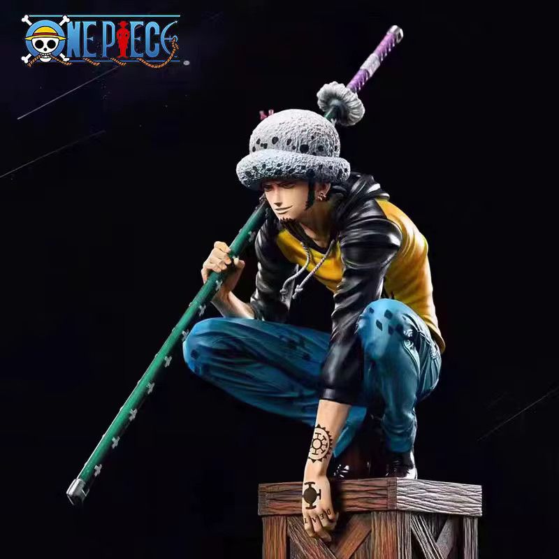 Bandai One Piece Anime Figur Trafalgar D. Water Law PVC Action Figure Modell Statue in Multicolor, Höhe: 21 cm - Bild 2