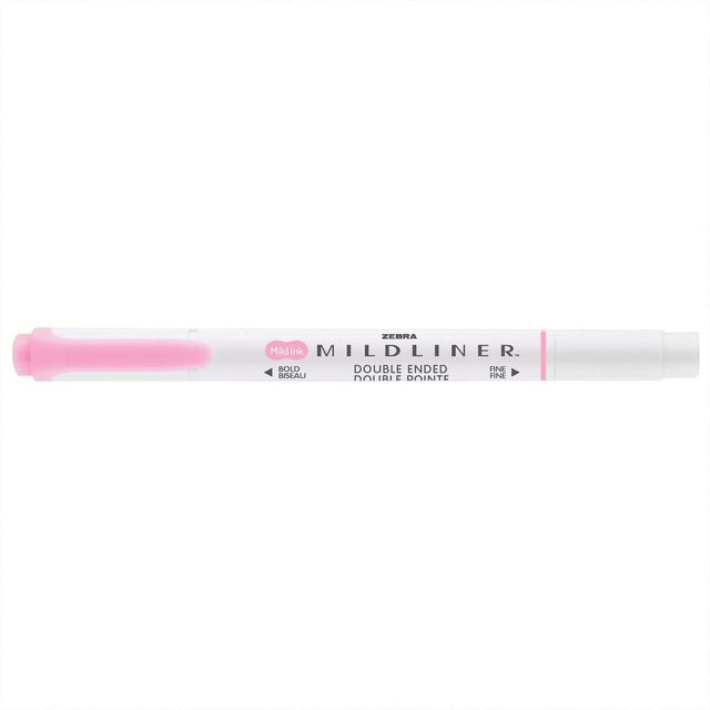 ZEBRA Mildliner Textmarker mit 2 Spitzen in Pink - Bild 1