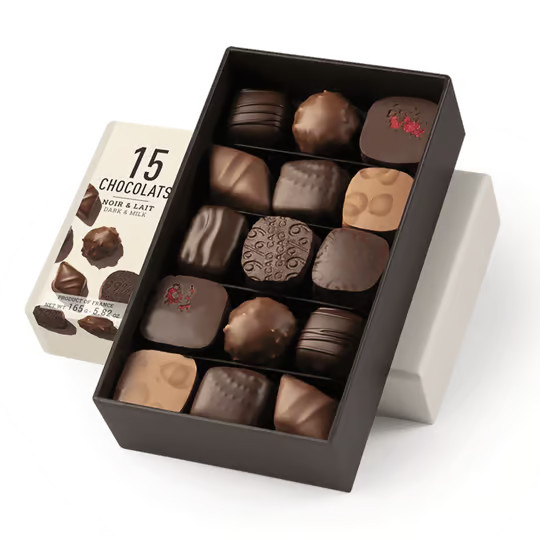 Cluizel Paris Pralinen Coffret Noir & Lait No. 15 165 g - Bild 2