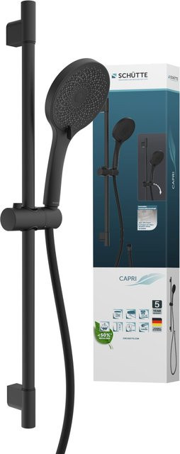 Schütte Capri Stangenbrause-Set in Schwarz matt - Bild 1