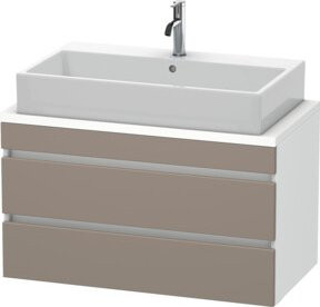 Duravit Waschtischunterschrank Com DuraStyle in Beige, Wandmontage, 2 Schubladen, B/T/H: 90 x 47,8 x 51,2 cm - Bild 1