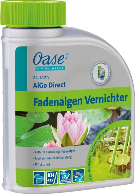 AquaActiv AlGo Direct Fadenalgen Vernichter für Teich und Schwimmteich, 500 ml - Bild 1