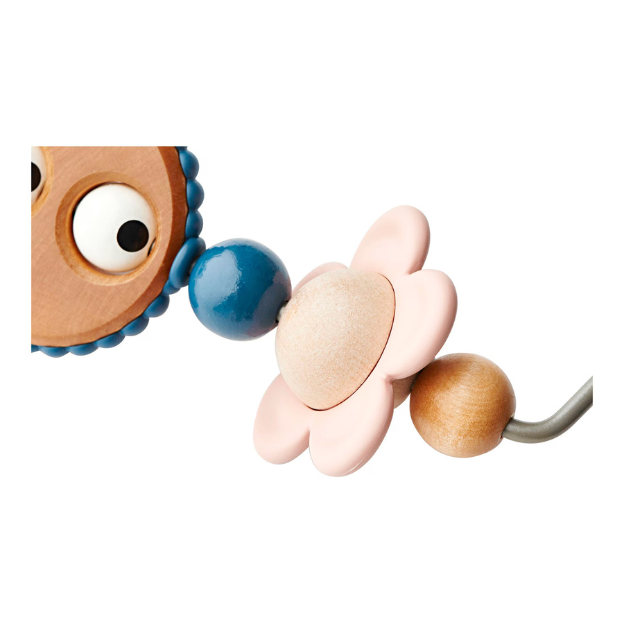 Babybjörn Spielbügel für Babywippe Holzgesicht Blumen ab der Geburt - Bild 3