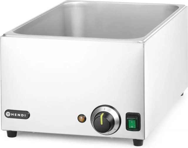 Hendi Elektrisches Wasserbad zum Warmhalten für GN1/1, Silber, Edelstahl - Bild 1