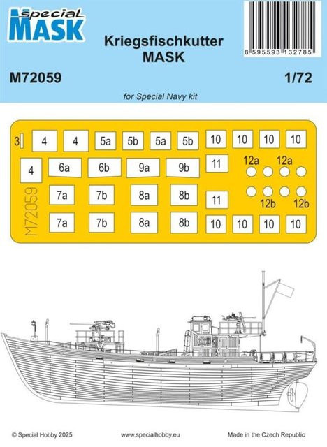 Special Hobby Kriegsfischkutter MASK, Fahrzeug, 1:72 - Bild 1
