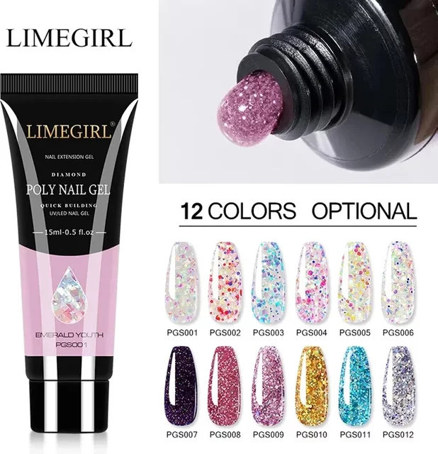 Limegirl Poly-Verlängerungs-Nagelgel, 15 ml, Unisex - Bild 1