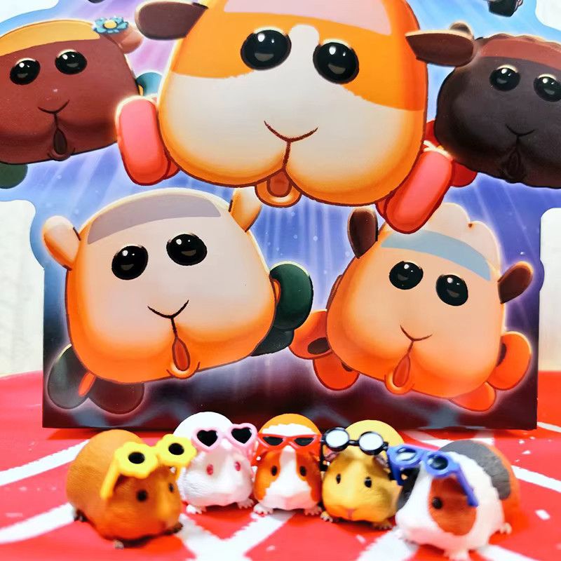Kawaii Meerschweinchen Blind Box Sammelfigur mit Sonnenbrille von Funko in Multicolor - Bild 4