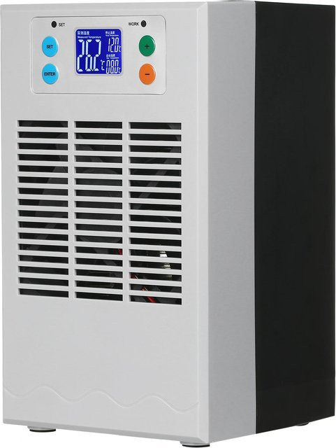 Koogeelife Aquarium-Warmwasserbereiter und Kühler mit 70 W und 20 l, Halbleiter-Elektronik in Schwarz und Weiß - Bild 1
