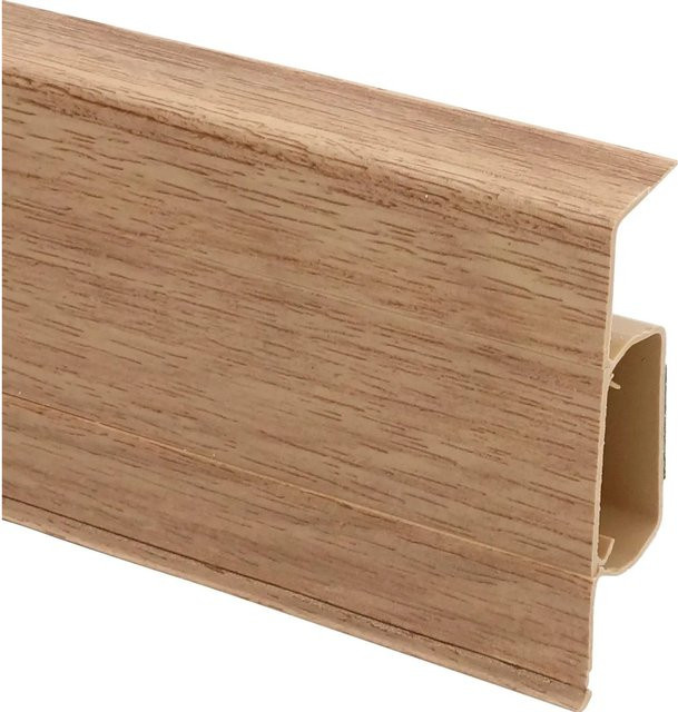 Kabelkanalleiste Döllken Profiles Cubica 60 sk Royal Elm in Braun, B/H: 60 mm x 22 mm, Länge: 2500 mm - Bild 1