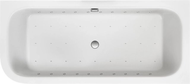 Ottofond Whirlpool Spirit Mod. B mit Komfort-Light- und Silentsystem in Weiß, B: 180 cm, T: 80 cm - Bild 1