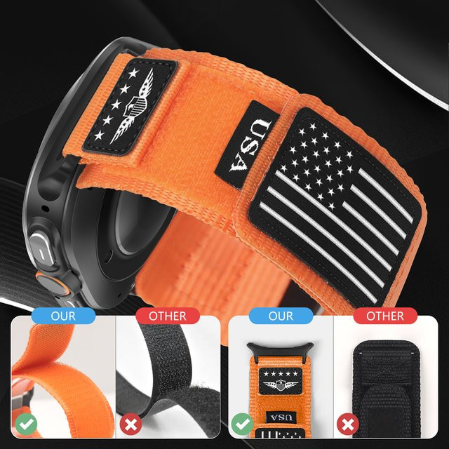 Uhrenarmband Nylon, Samsung Galaxy Watch Ultra 47 mm, Textil/NATO, Unisex - Bild 1