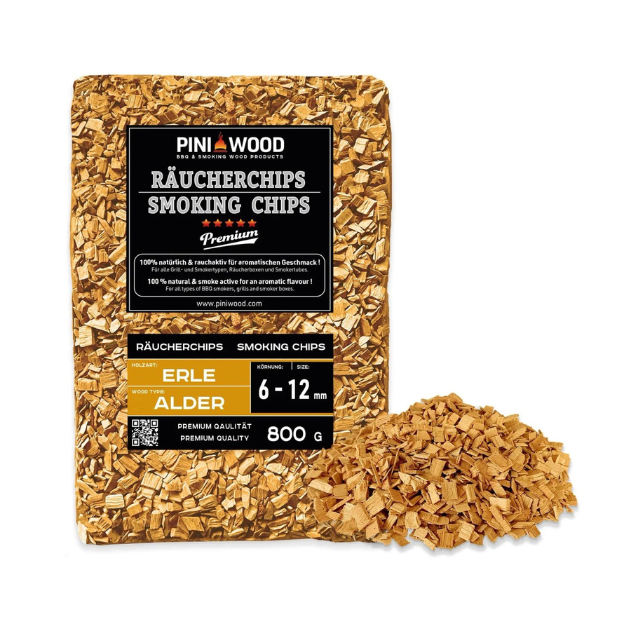 PINI Räucherchips Erle ohne Rinde 800 g - Bild 2