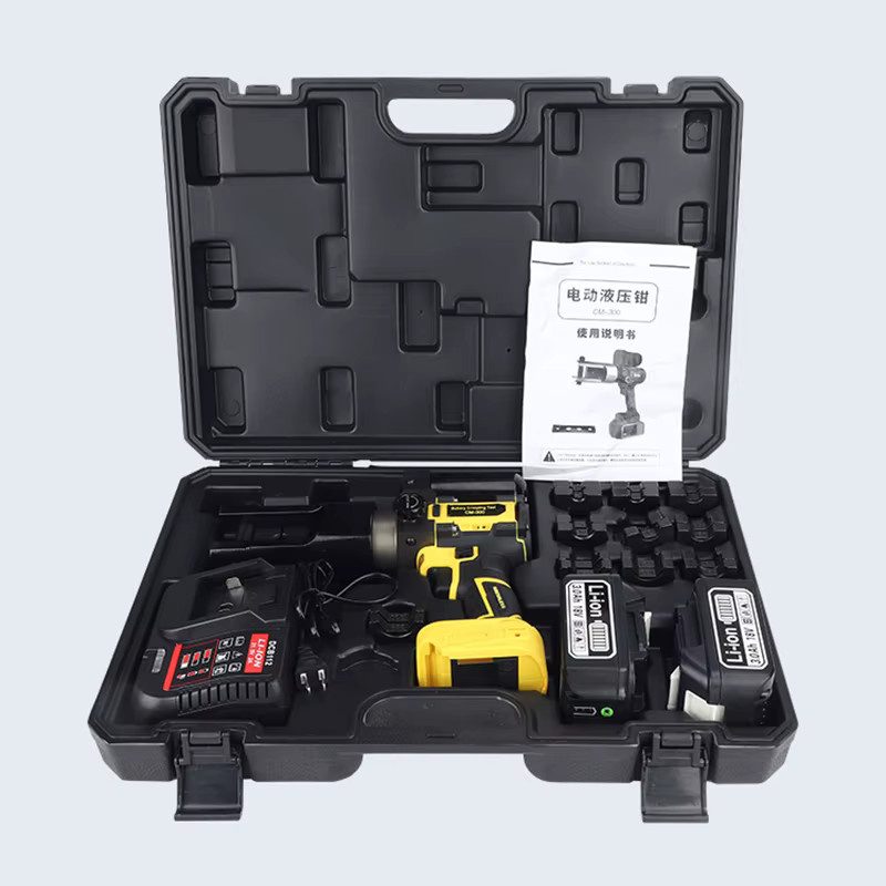 LZHZXY CM-300 Tragbare elektrische hydraulische Crimpzange mit Lithium-Akku für Kupfer- und Aluminium-Terminals - Bild 4