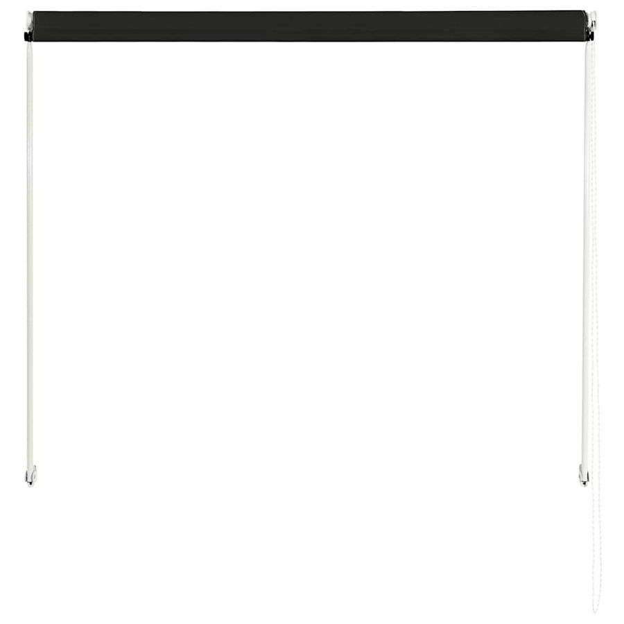 Vidaxl Markise zum Einrollen, Anthrazit, B: 150 cm, H: 100 cm - Bild 1