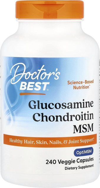 Doctor's Best Glucosamin Chondroitin MSM, Vegane Kapseln - Bild 1