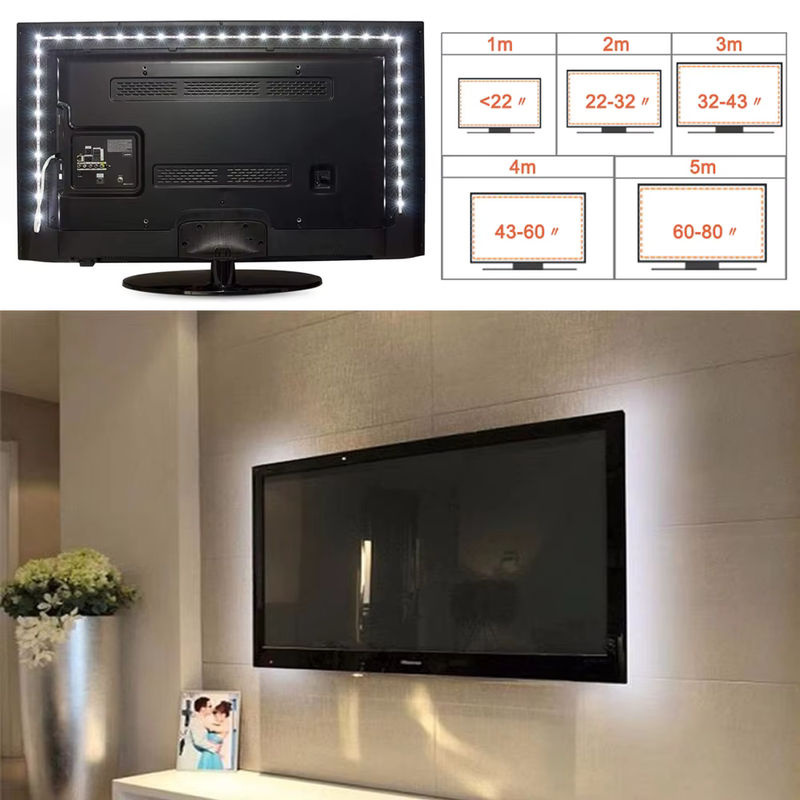 RAZEND LED-Streifen SMD 2835 flexibler Lichtstreifen für Schrankbeleuchtung und Hintergrundbeleuchtung, Länge: 5 m - Bild 3