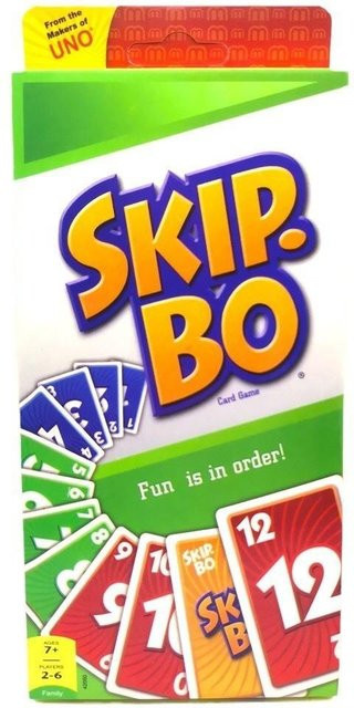 GlenIlex Skip Bo Kartenspiel, Blau, ab 7 Jahren - Bild 1