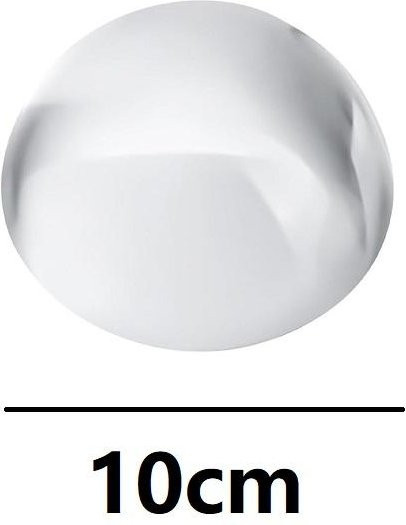 Transparente Kristall Glas Halbkugel als Briefbeschwerer und Deko-Ornament für dein Zuhause - Bild 1