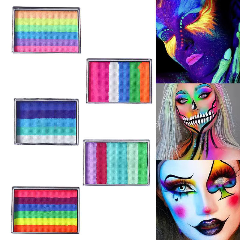 BSIMONE UV-Leuchtfarbe für Gesicht und Körper, regenbogenfarben, Unisex - Bild 3