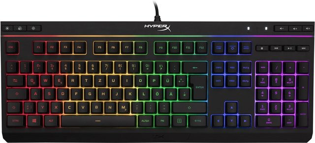 HyperX Alloy Core RGB Membran-Gaming-Tastatur in Schwarz - Bild 1