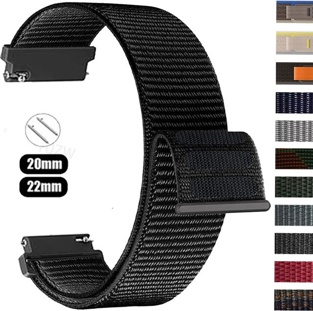 Amazfit Uhrenarmband Nylon, Schwarz - Bild 1