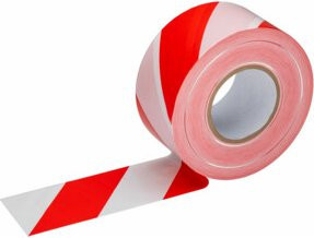 Hazet Folienabsperrband rot-weiß geblockt - Bild 1