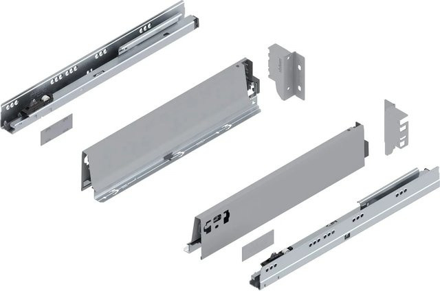 Blum Tandembox antaro M Vollauszug mit Blumotion Soft-Close, Grau, Tiefe: 400 mm, Tragkraft: 30 kg - Bild 1