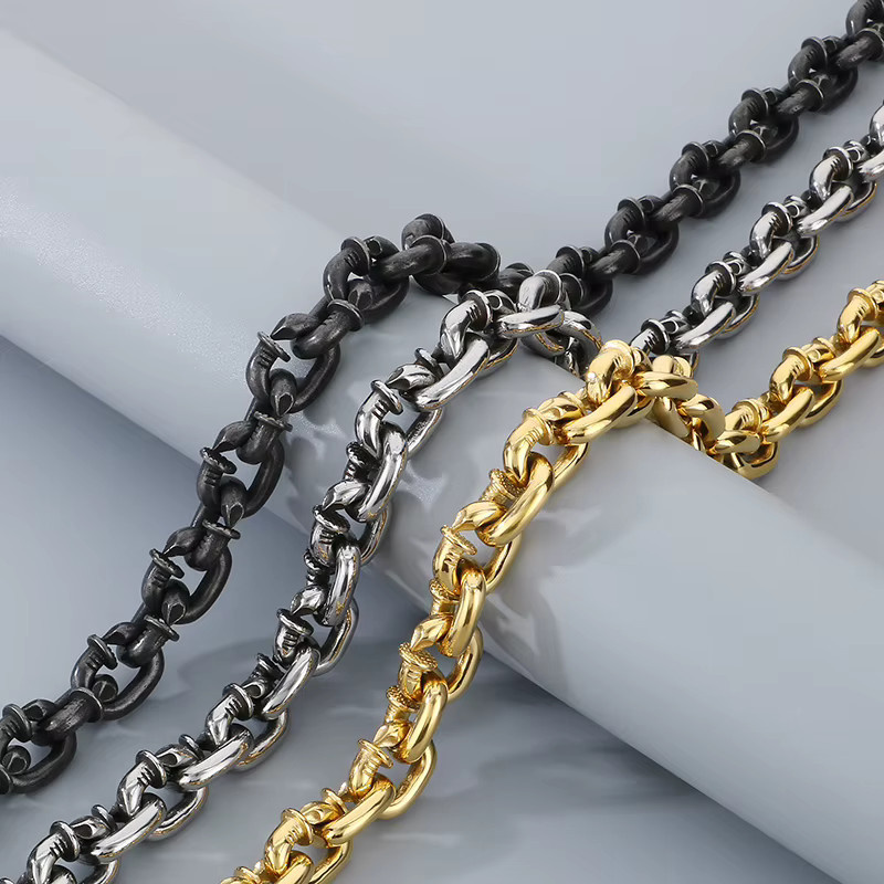 Fongten Schmuck-Set Edelstahl, Vintage, Herren - Bild 1