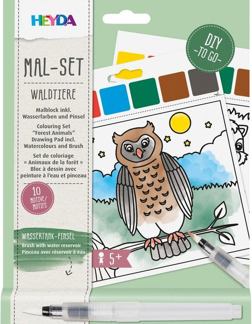 Heyda Mal-Set Waldtiere - Bild 1