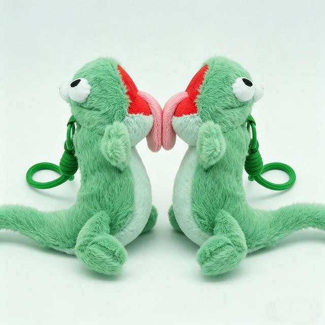 Treasuringu Neue Echsen-Stofftierpuppe, Anime-Echse, Sprechende Kuscheltiere, Weiche Tier-Stofftiere - Bild 1