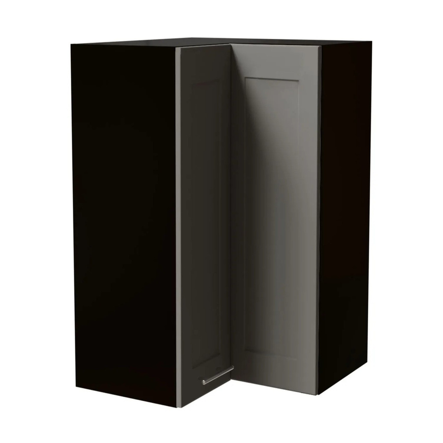 Feldmann-Wohnen Eckhängeschrank Oslo in Schwarz und Staubgrau Matt, B/T/H: 60 x 60 x 96 cm - Bild 2