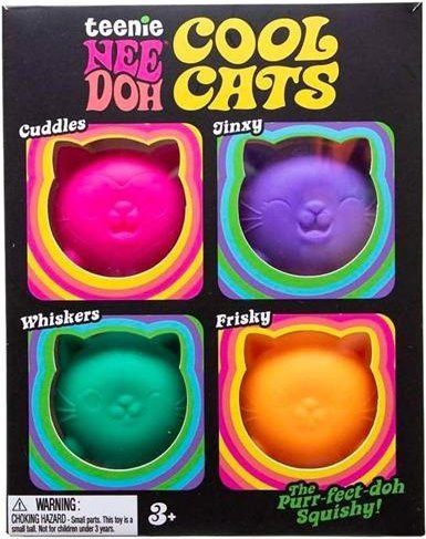 NeeDoh Nice Ice Baby Teenie Squishy Eiswürfel, 4er-Pack, Spielzeug - Bild 1