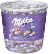 Milka Schokolade NAPS MIX Alpenmilch Haselnuss Crème au Cacao Erdbeere 1.000 g - Bild 1