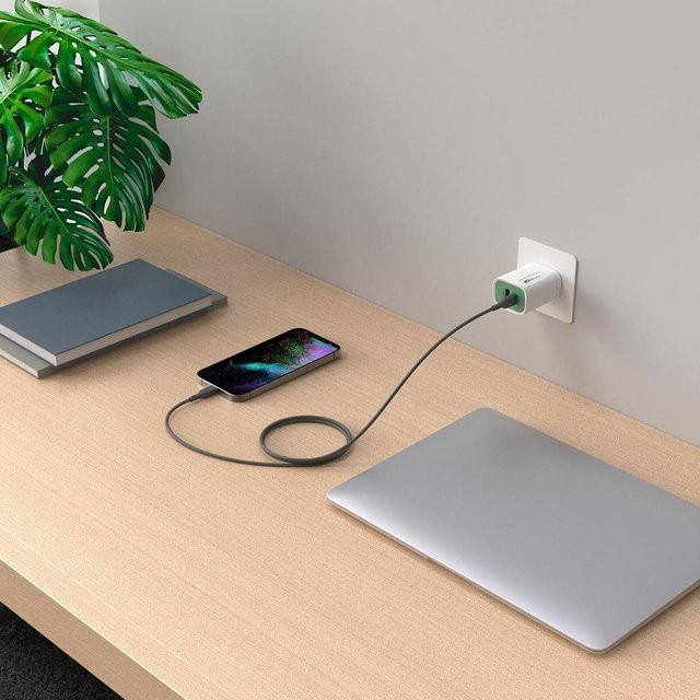 GP Batteries USB-Ladekabel USB 2.0 auf USB-C und Apple Lightning, Grau, 1,00 m, GPCBCL1PGYUSB - Bild 2