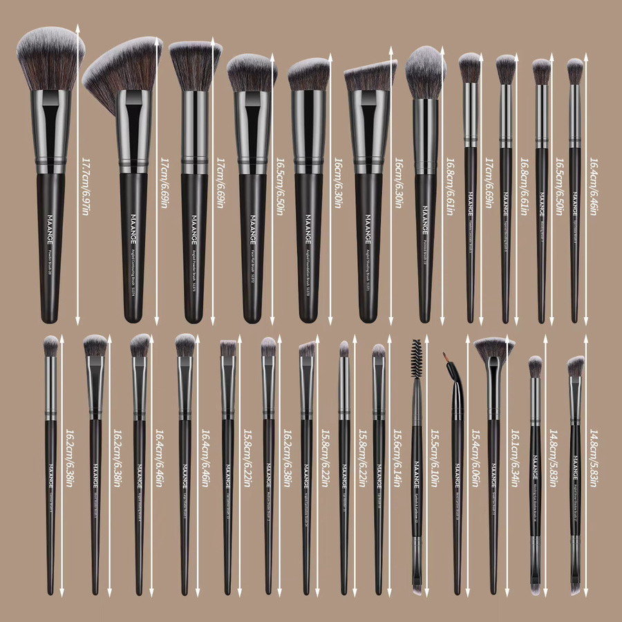MAANGE Make-up-Pinsel-Set, 25-teilig, Unisex - Bild 2