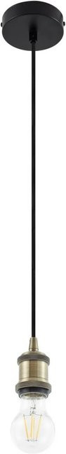 Lindby Pendelleuchte Hattie Modern aus Aluminium in Gold/Messing, 1-flammig, E27 - Bild 1
