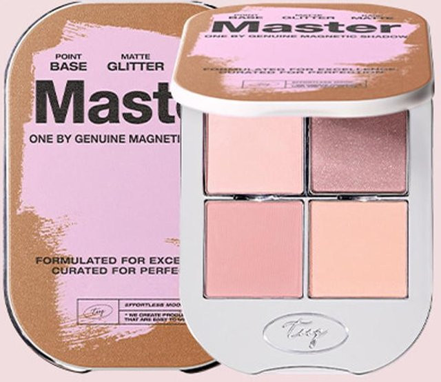 TOOQ Einer von Echten Magnetischer Lidschatten 4er-Palette, 7,5g, Cotton Berry - Bild 1