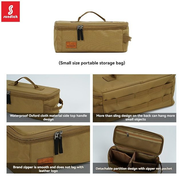 SDK Outdoor-Kochgeschirr und Geschirrset mit Topf und Aufbewahrungstasche in Schwarz oder Beige - Bild 1