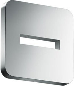 Hansgrohe Rosette Soft in Edelstahl-Optik, Durchmesser: 13 cm - Bild 1