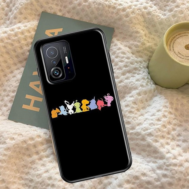 Handyhülle mit Japan Anime Digimon Design für Xiaomi und POCO Modelle in Schwarz - Bild 1