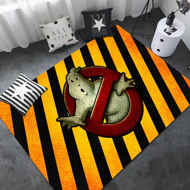 Ghostbusters Fußmatte rutschfest und waschbar, Mehrfarbig, B/T: 90 x 60 cm - Bild 1