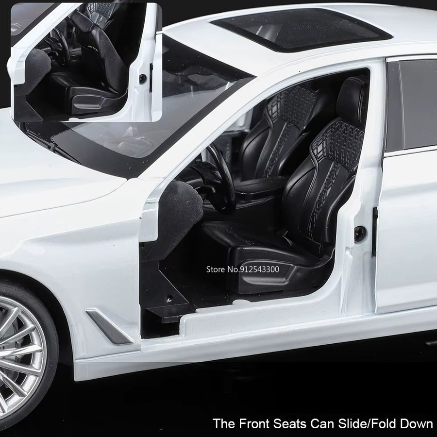 MAKEDA 530Li XDrive 500K Sportwagen Modell, 1:18, Metall, Schwarz - Bild 3