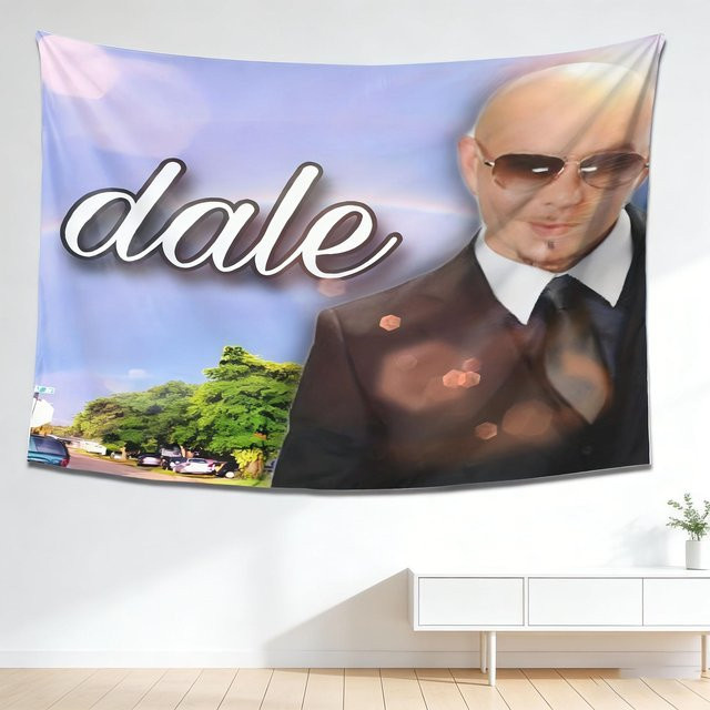 JMG Household Supplies Wandbehang Herr Weltweit Gobelin im Dolec Design, Mehrfarbig, B/H: 60 x 90 cm - Bild 1