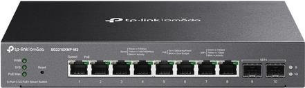 TP-Link Omada SG2210XMP-M2 Smart Switch mit 8x 2.5 Gbps Ports und 2x 10G SFP+ in Schwarz - Bild 1