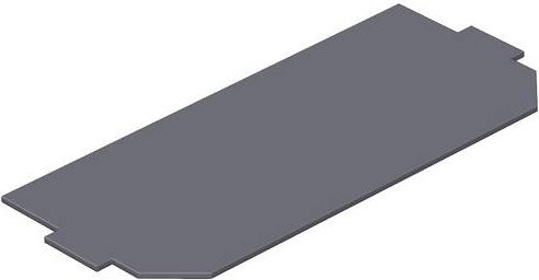 OBO Bettermann LPA GB2 Abdeckplatte in Grau - Bild 1